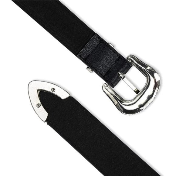 Western-Belts Women-Leather-Belt Vintage Waist-Belt with Buckle main image 7